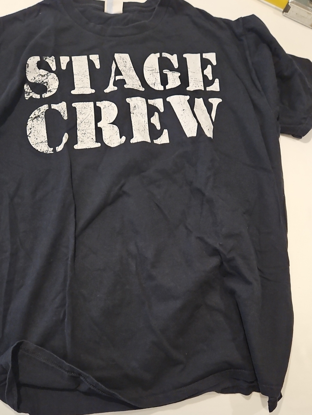 Port and Company Navy Blue "STAGE CREW" Short Sleeve Tee0033